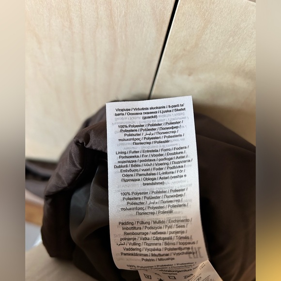 Chocolate Brown Puffer Vest - Picture 5 of 10